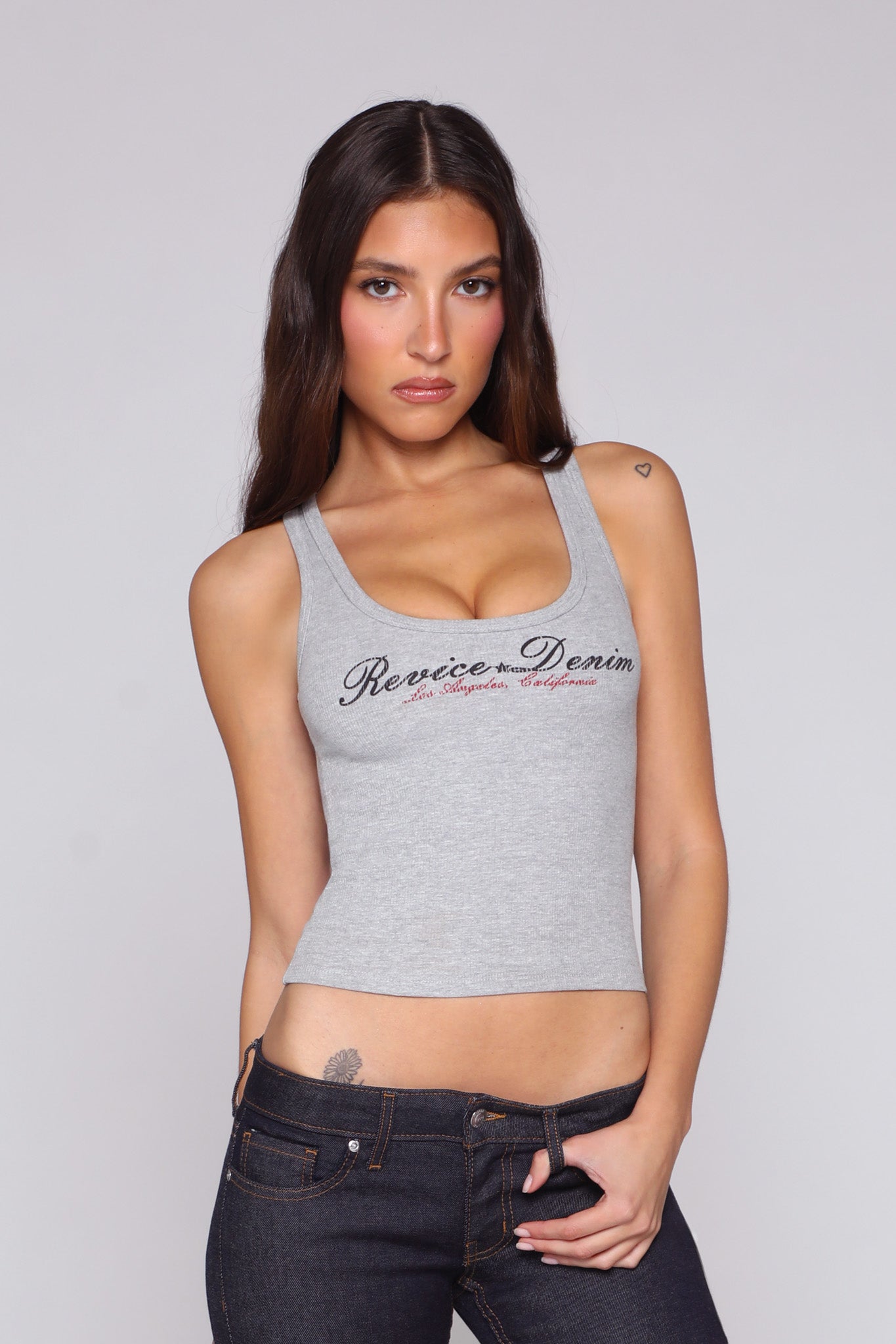 WESTSIDE TANK / DTLA HEATHER GREY