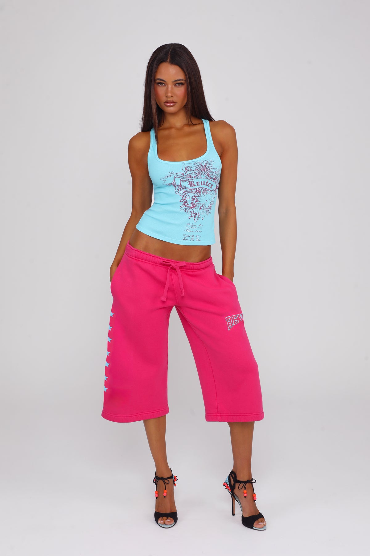 LAX JORT / STARDOM HOT PINK
