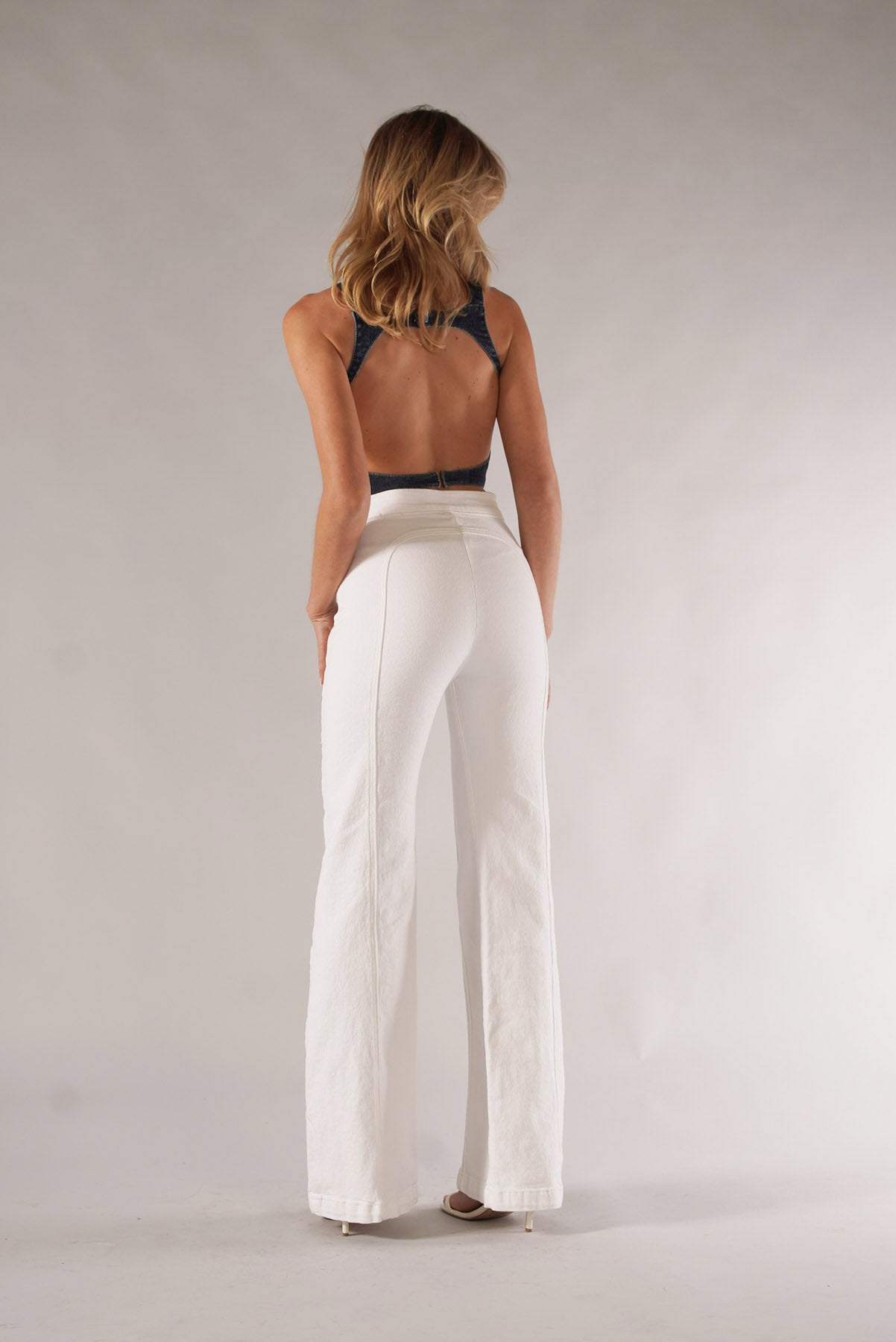 Rollergirl Flares / Optical White