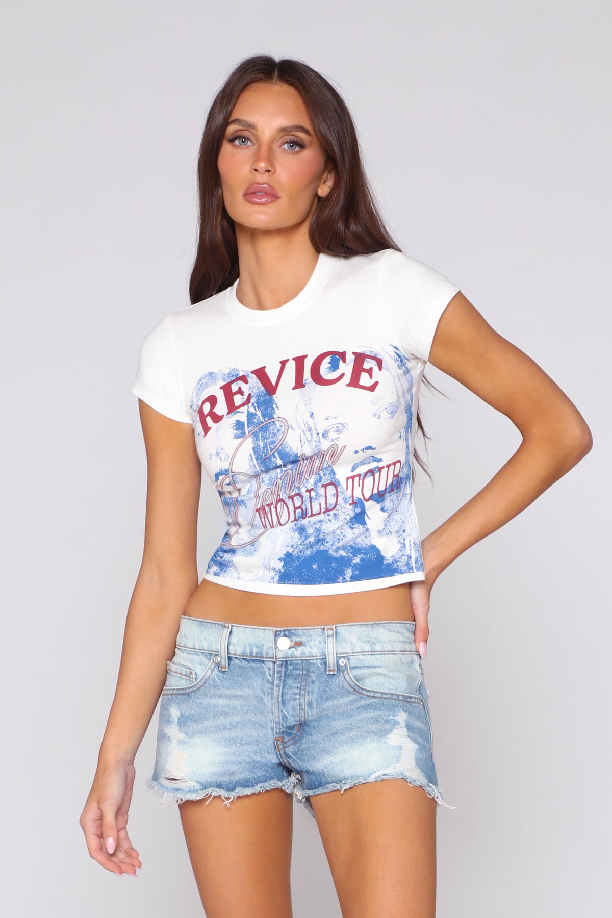 BEVERLY BABY TOUR TEE / WHITE