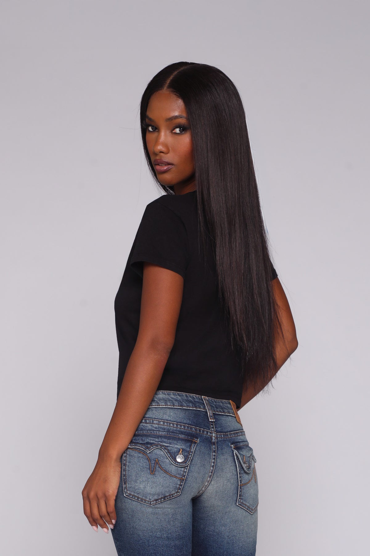 MELROSE TEE / VINTAGE BLACK
