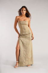 LIV MAXI DRESS / DUST
