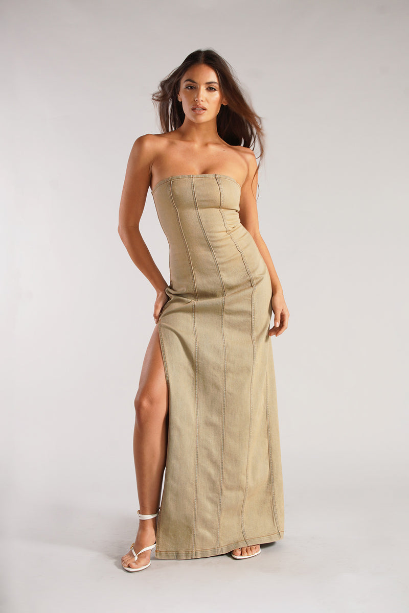 LIV MAXI DRESS / DUST