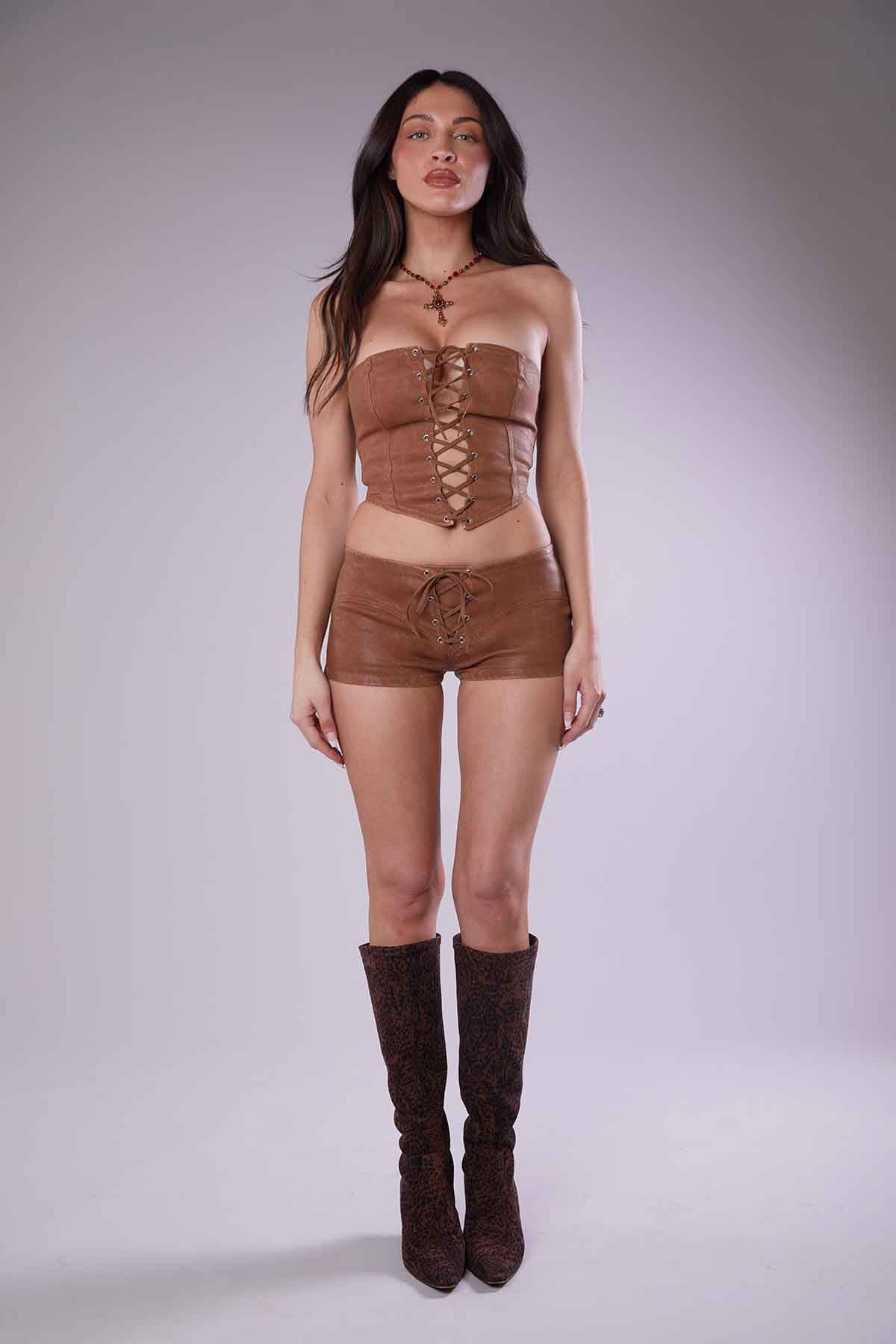 Center Stage Corset / Rust