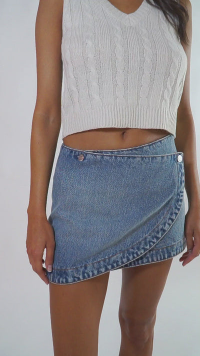 The Fairfax Skirt / Lily Wash